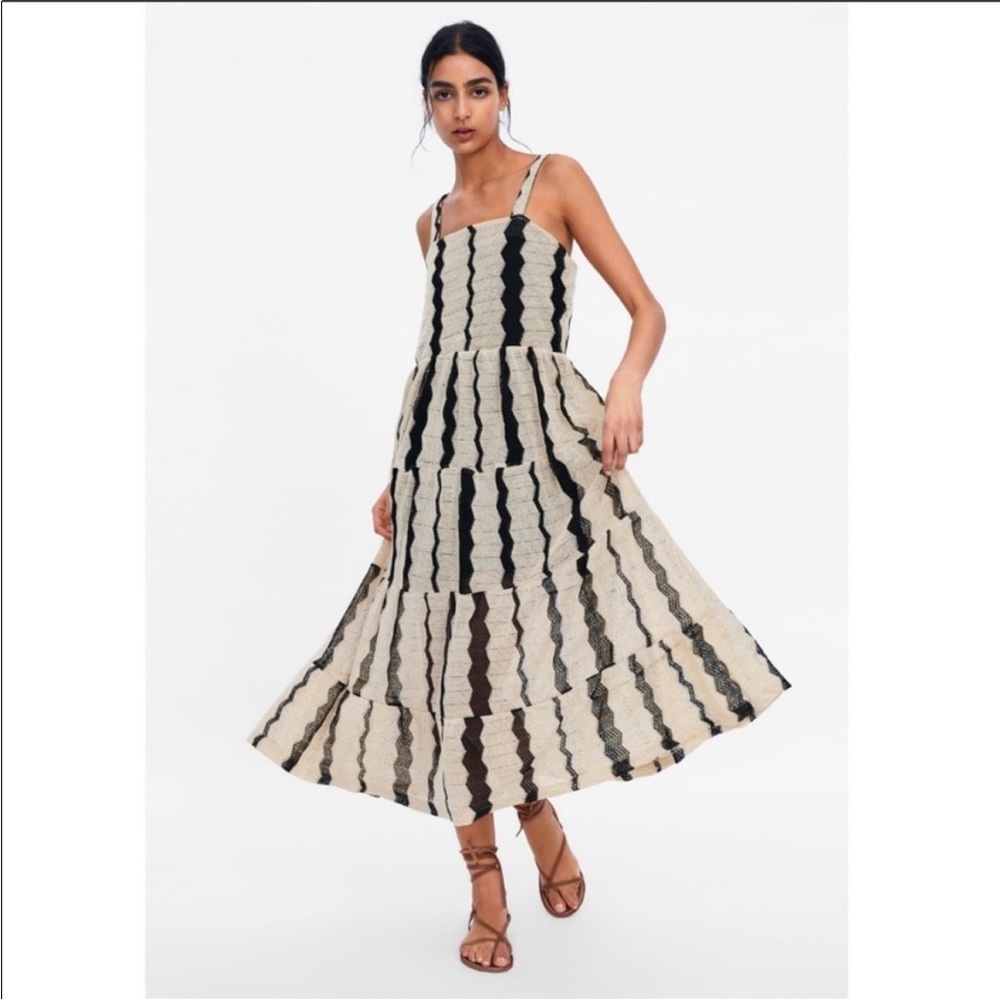 Zara Tiered Knit Dress